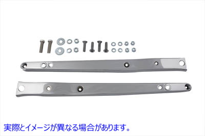 50-1034 レプリカクロームリアフェンダーストラットセット 取寄せ Vツイン Replica Chrome Rear Fender Strut Set (検索用／5993