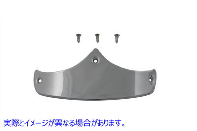 50-1049 滑らかなクロームフロントフェンダーチップ Smooth Chrome Front Fender Tip 取寄せ Vツイン (検索用／