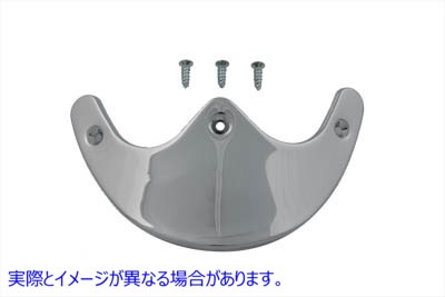 50-1050 滑らかなナロークロームフロントフェンダーチップ Smooth Narrow Chrome Front Fender Tip 取寄せ Vツイン (検索用／