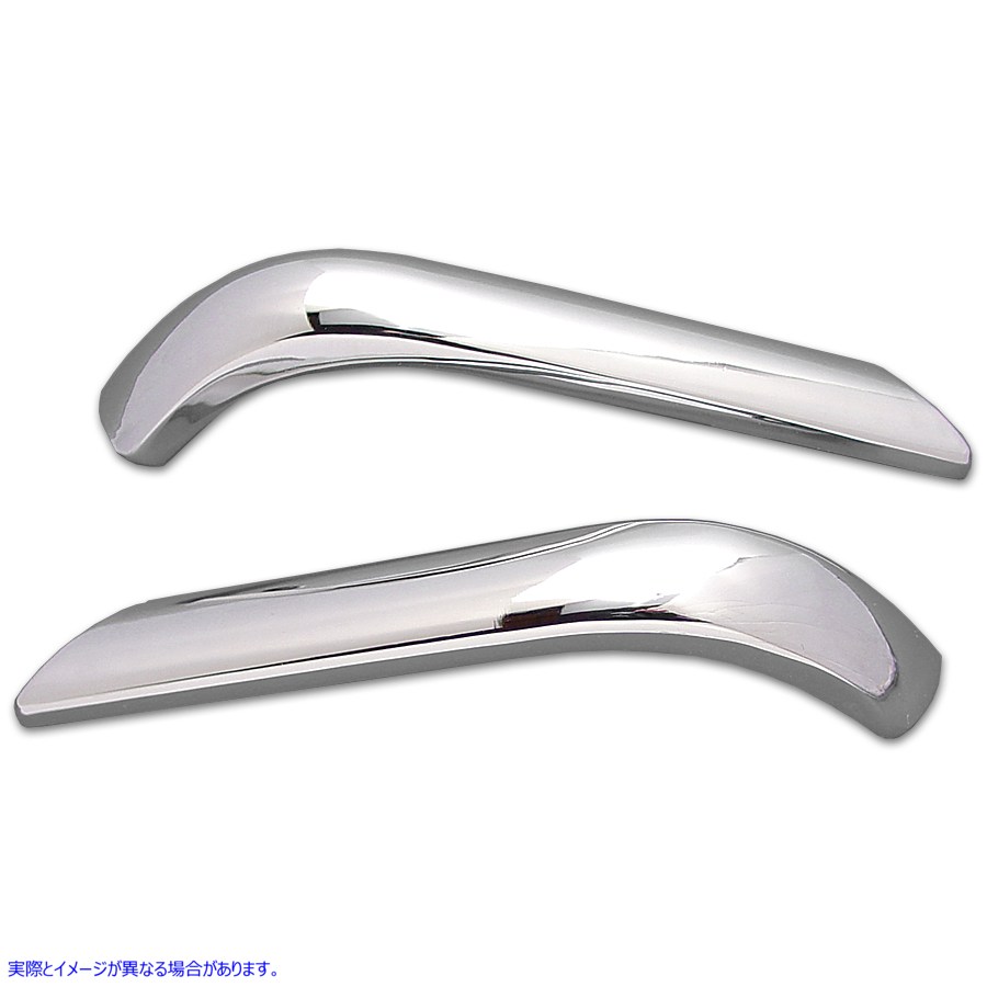 50-1052 リアフェンダートリムストライプセットクローム 取寄せ Vツイン Rear Fender Trim Stripe Set Chrome (検索用／59878-51