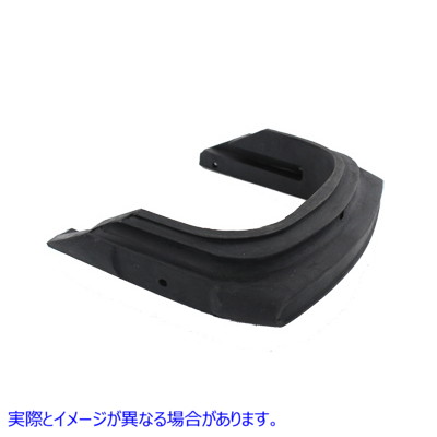 50-1058 フロントフェンダー ブラックラバートリムバンパー Front Fender Black Rubber Trim Bumper 取寄せ Vツイン (検索用／91