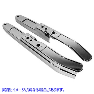 50-1064 レプリカ リアフェンダー ストラット セット クローム Replica Rear Fender Strut Set Chrome 取寄せ Vツイン (検索用／