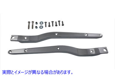 50-1072 FLH リアフェンダー ストラットセット クローム 5穴 FLH Rear Fender Strut Set Chrome with 5 Holes 取寄せ Vツイン (