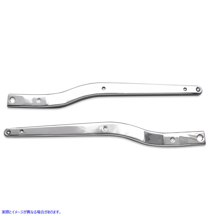 50-1080 リアフェンダー クローム ストラットセット 取寄せ Vツイン Rear Fender Chrome Strut Set (検索用／