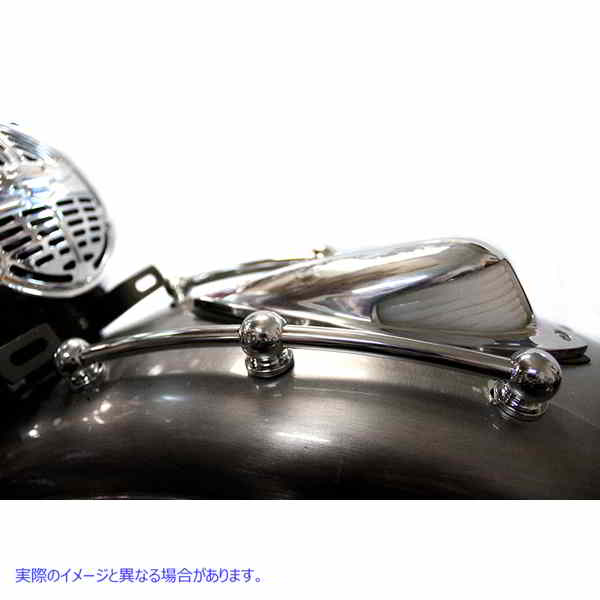 50-1084 クロームフロントフェンダーレールトリムキット 取寄せ Vツイン Chrome Front Fender Rail Trim Kit (検索用／91117-97