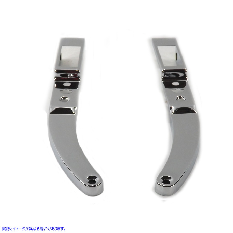 50-1092 リアフェンダー ストラットカバーセット クローム 取寄せ Vツイン Rear Fender Strut Cover Set Chrome (検索用／59243-