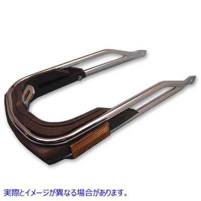 50-1100 フロントフェンダークロームトリムレール 取寄せ Vツイン Front Fender Chrome Trim Rail (検索用／91075-68B