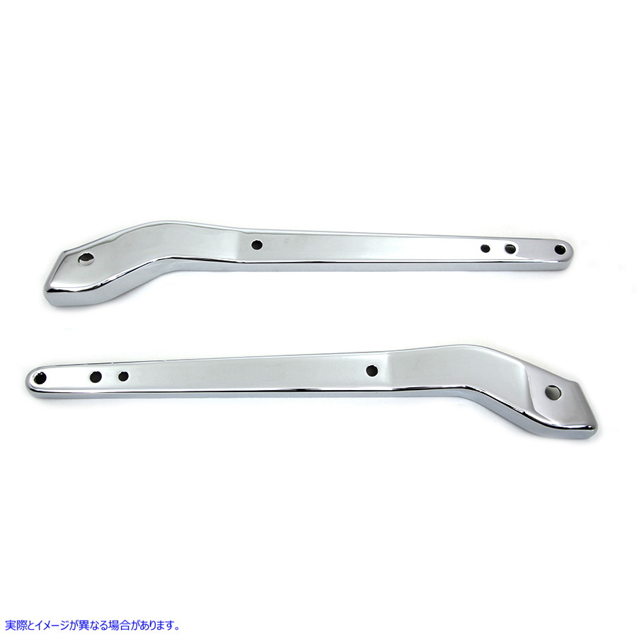 50-1115 リアフェンダー ストラットカバーセット クローム Rear Fender Strut Cover Set Chrome 取寄せ Vツイン (検索用／59893-