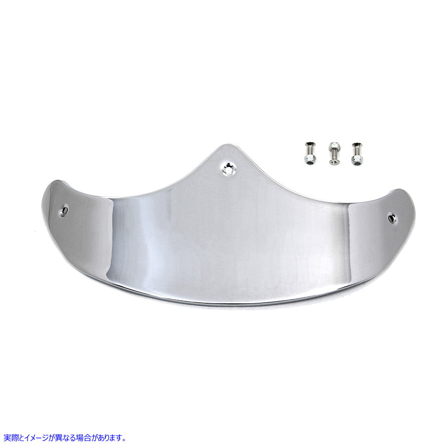 50-1118 滑らかなフロントフェンダーチップクローム Smooth Front Fender Tip Chrome 取寄せ Vツイン (検索用／59286-89