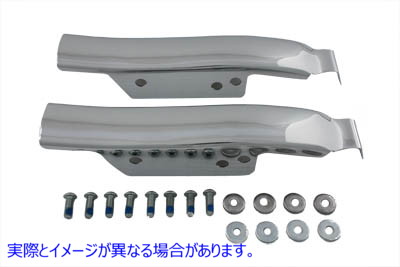 50-1135 サドルバッグ リアフィラー ストリップ セット クローム Saddlebag Rear Filler Strip Set Chrome 取寄せ Vツイン (検索