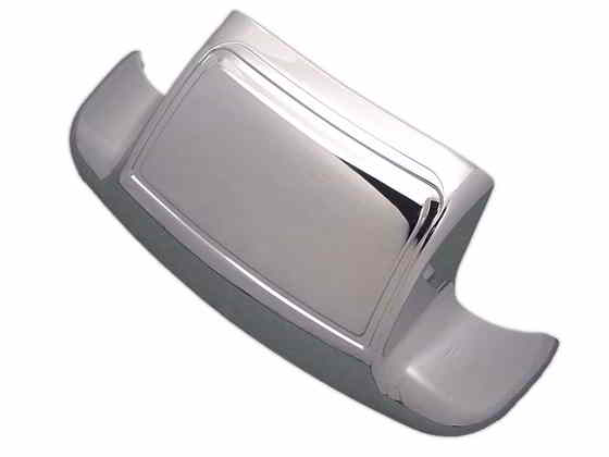 50-1153 滑らかなクロームのリアフェンダーチップ 取寄せ Vツイン Smooth Chrome Rear Fender Tip (検索用／