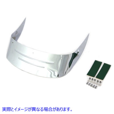 50-1183 リブ付きリアフェンダーチップ Rear Fender Tip Ribbed 取寄せ Vツイン (検索用／