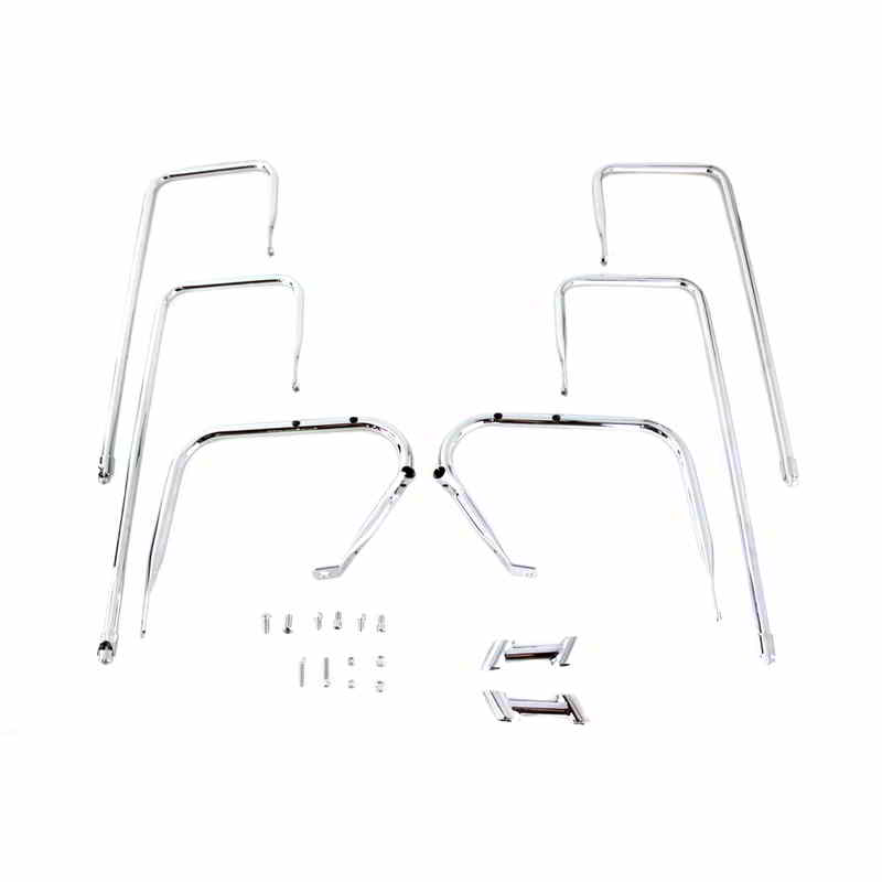 50-1203 サドルバッグガードキット クローム Saddlebag Guard Kit Chrome 取寄せ Vツイン (検索用／90892-09