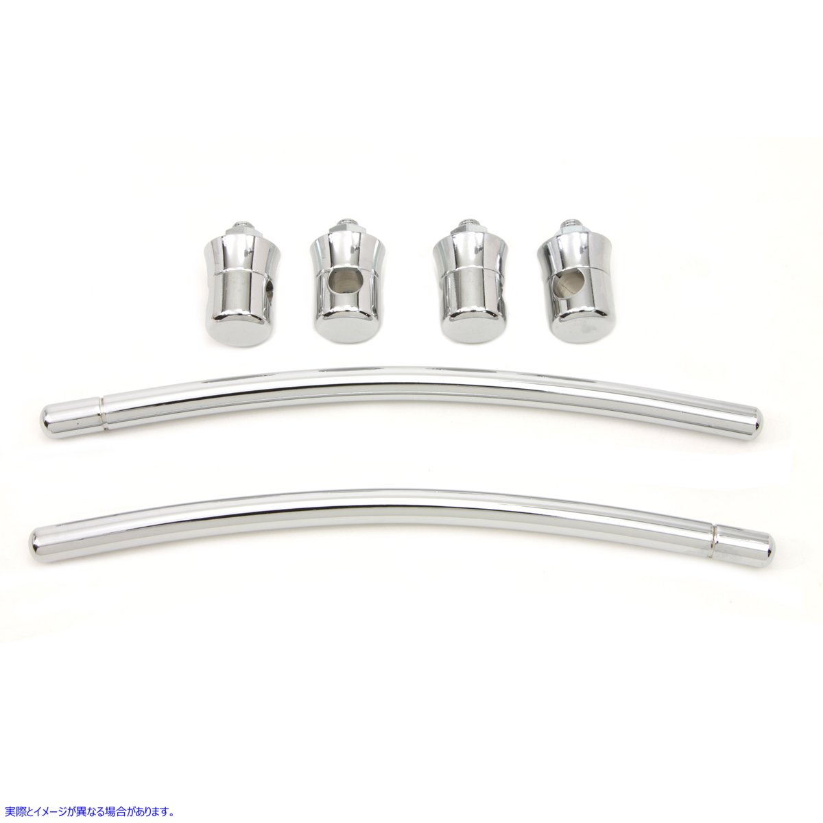 50-1532 クロームフロントフェンダートリムレールキット Chrome Front Fender Trim Rail Kit 取寄せ Vツイン (検索用／