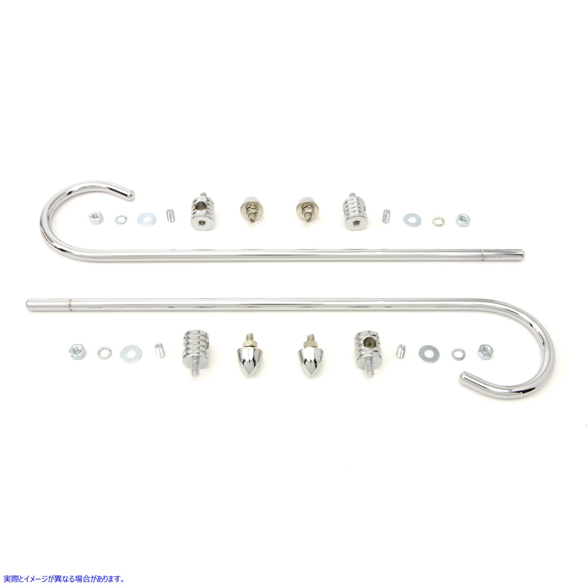 50-1533 クロームフロントフェンダートリムレールキット Chrome Front Fender Trim Rail Kit 取寄せ Vツイン (検索用／59275-50