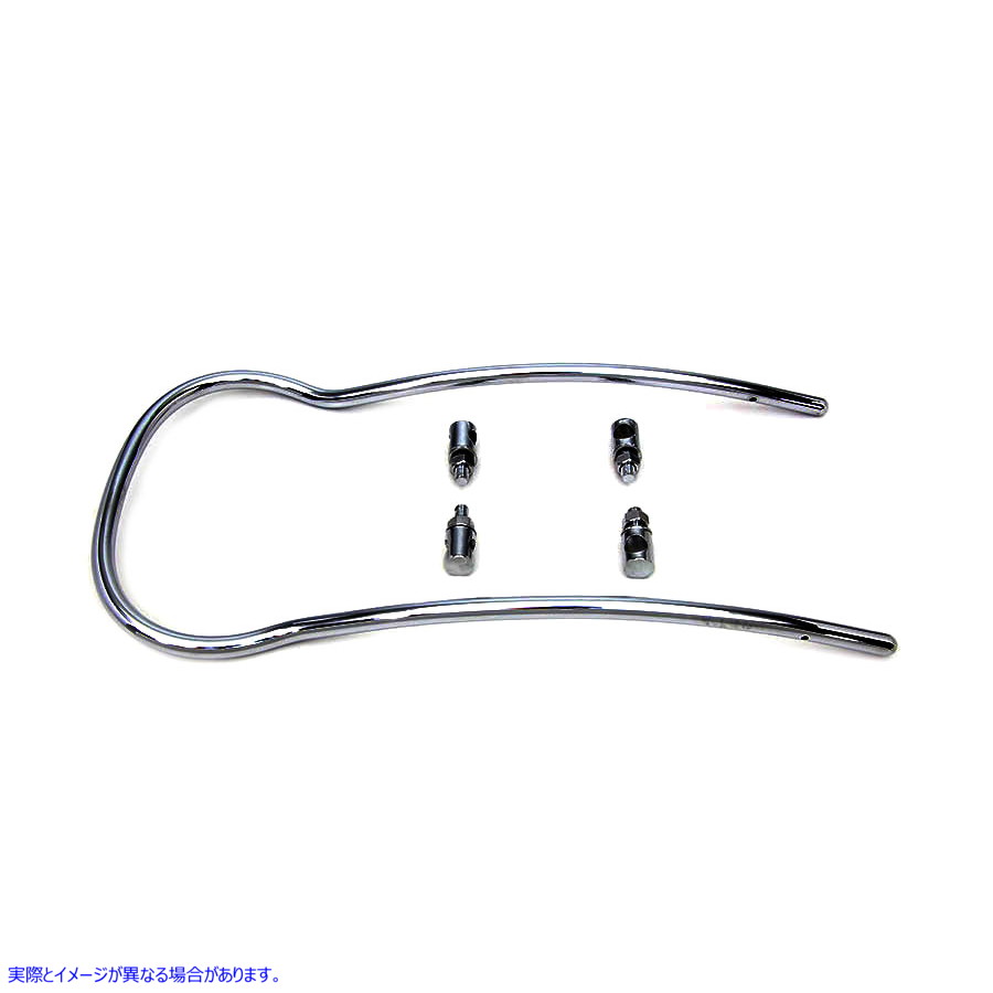 50-1534 クロームフロントフェンダートリムレールキット Chrome Front Fender Trim Rail Kit 取寄せ Vツイン (検索用／