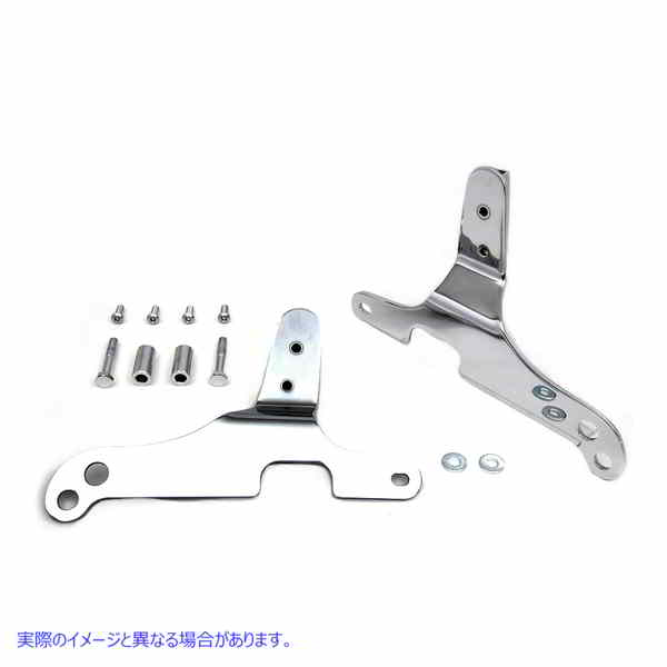 50-1556 シーシーバーサイドプレート Sissy Bar Side Plates 取寄せ Vツイン (検索用／