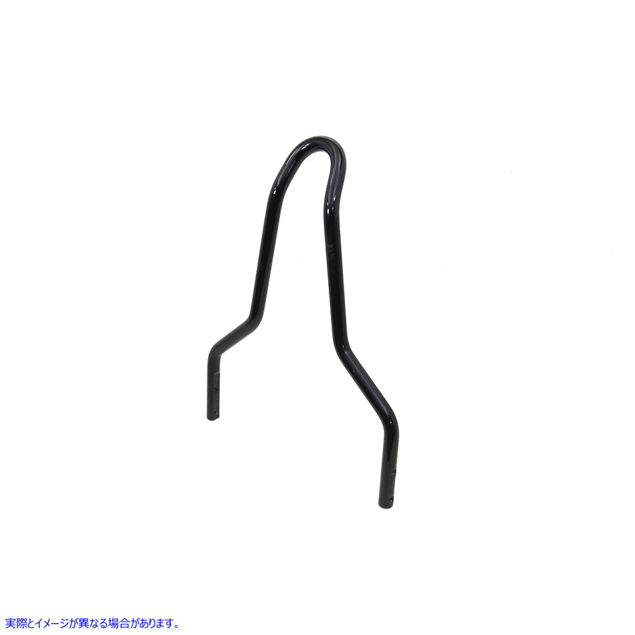 50-1574 11インチ ラウンド シーシーバー トップ ブラック 11 inch Round Sissy Bar Top Black 取寄せ Vツイン (検索用／