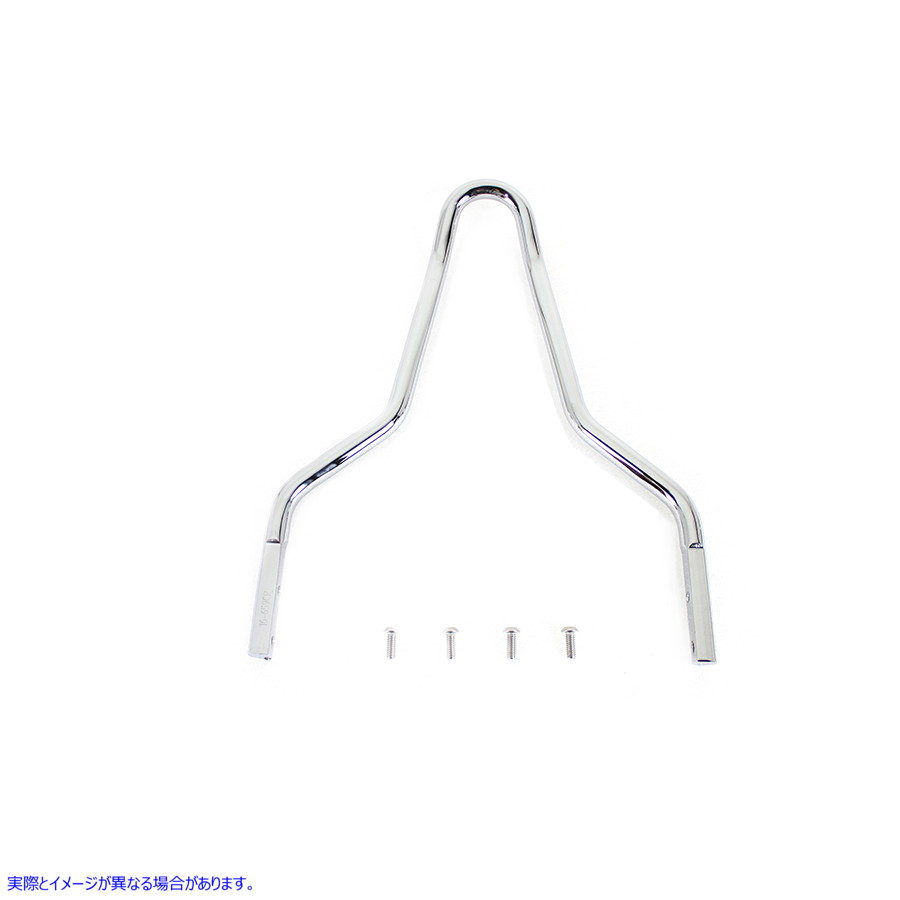 50-1575 11インチ ラウンド シーシーバー トップ クローム 11 inch Round Sissy Bar Top Chrome 取寄せ Vツイン (検索用／