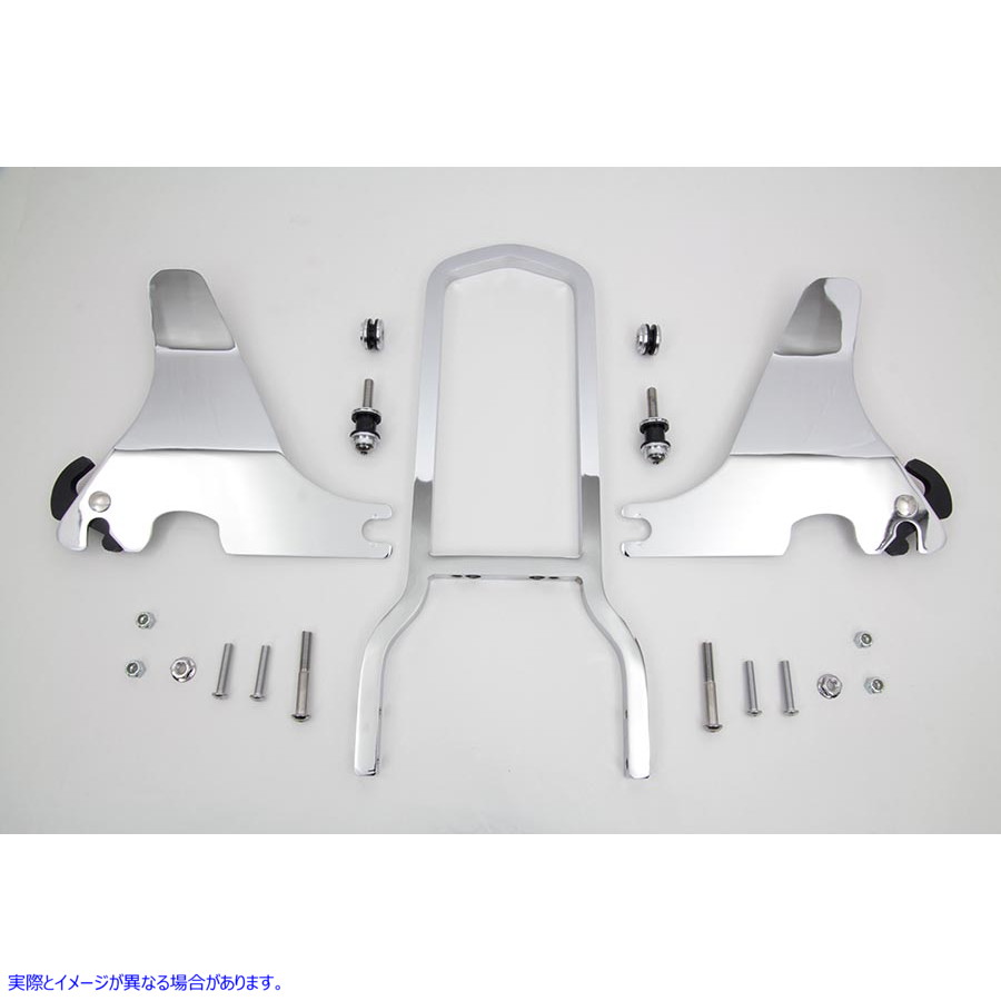 50-1627 16インチ脱着式シーシーバーキット 取寄せ Vツイン 16 inch Detachable Sissy Bar Kit (検索用／