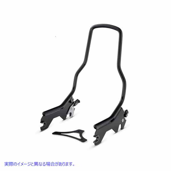 50-1683 14-1/2 インチ 標準取り外し可能シーシーバー グロスブラック 14-1/2 inch Standard Detachable Sissy Bar Gloss Black