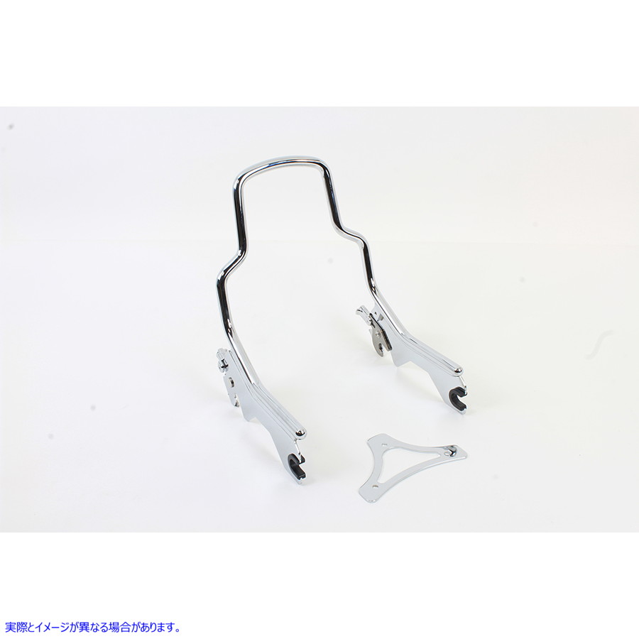 50-1684 8-1/2 インチショート取り外し可能シーシーバー クローム 8-1/2 inch Short Detachable Sissy Bar Chrome 取寄せ Vツイ