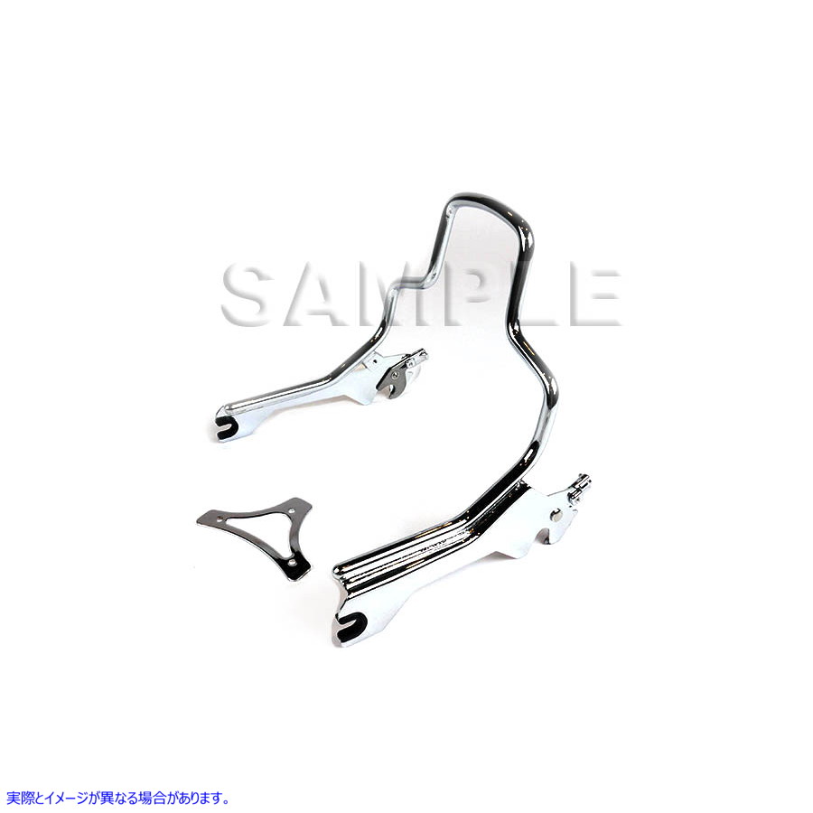 50-1688 8-1/2 インチショート取り外し可能シーシーバー クローム 8-1/2 inch Short Detachable Sissy Bar Chrome 取寄せ Vツイ