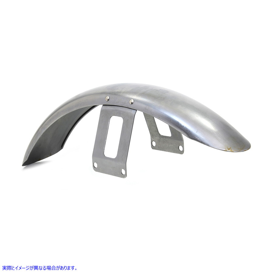 50-6062 フロントフェンダー ロースチール Front Fender Raw Steel 取寄せ Vツイン (検索用／