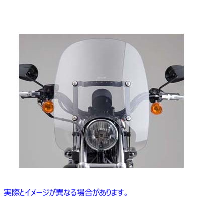 51-0288 スパルタン クイック リリース フロントガラス クリア 取寄せ Vツイン Spartan Quick Release Windshield Clear (検索用