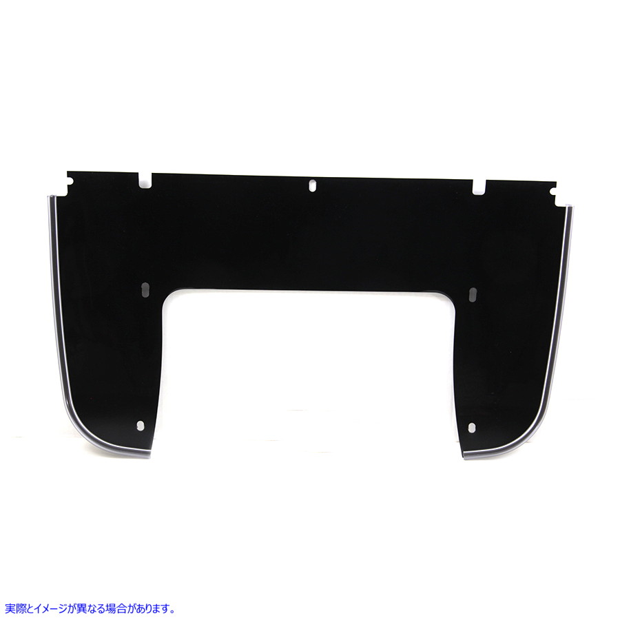 51-0318 ビーズ下部フロントガラス ブラック 取寄せ Vツイン Beaded Lower Windshield Black (検索用／ National Cycle 22003