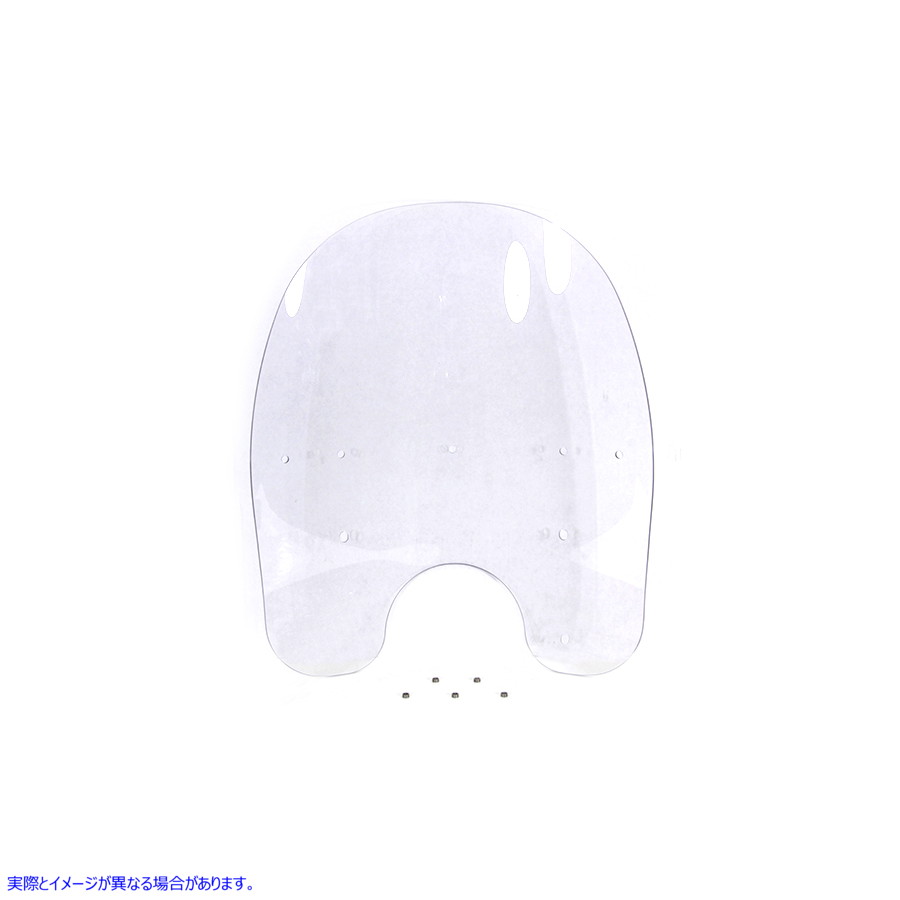 51-0418 交換用フェアリング クリア フロントガラス スクリーン Replacement Fairing Clear Windshield Screen 取寄せ Vツイン (