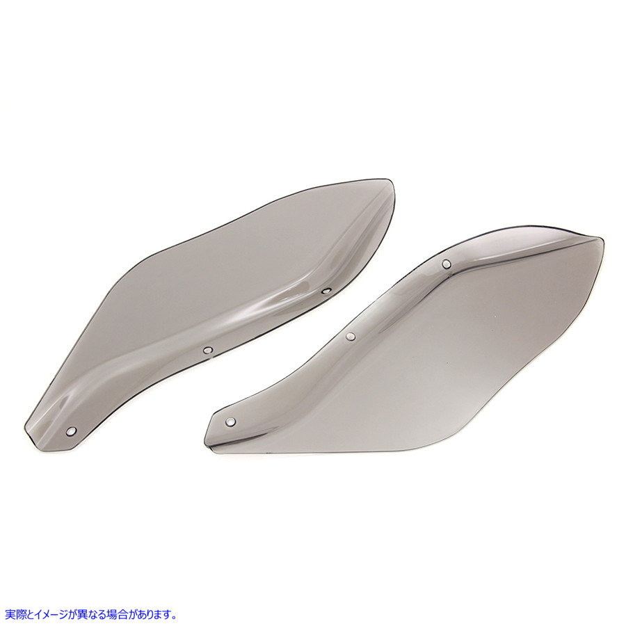 51-0420 ダークスモークフェアリングディフレクターセット Dark Smoke Fairing Deflector Set 取寄せ Vツイン (検索用／57740-05