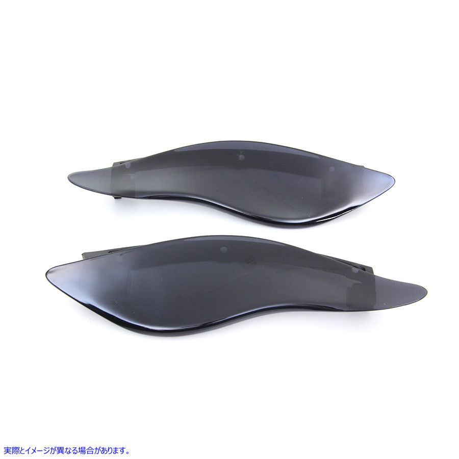 51-0421 ダークスモークフェアリングデフレクターセット Dark Smoke Fairing Deflector Set 取寄せ Vツイン (検索用／57000529 V-Twin