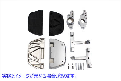 51-0853 スイングアームマウントキット付きパッセンジャーフットボードセット Passenger Footboard Set with Swingarm Mount Kit