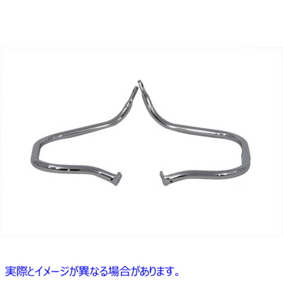 51-0932 クローム レプリカ リア エンジン バー セット 取寄せ Vツイン Chrome Replica Rear Engine Bar Set (検索用／49150-58