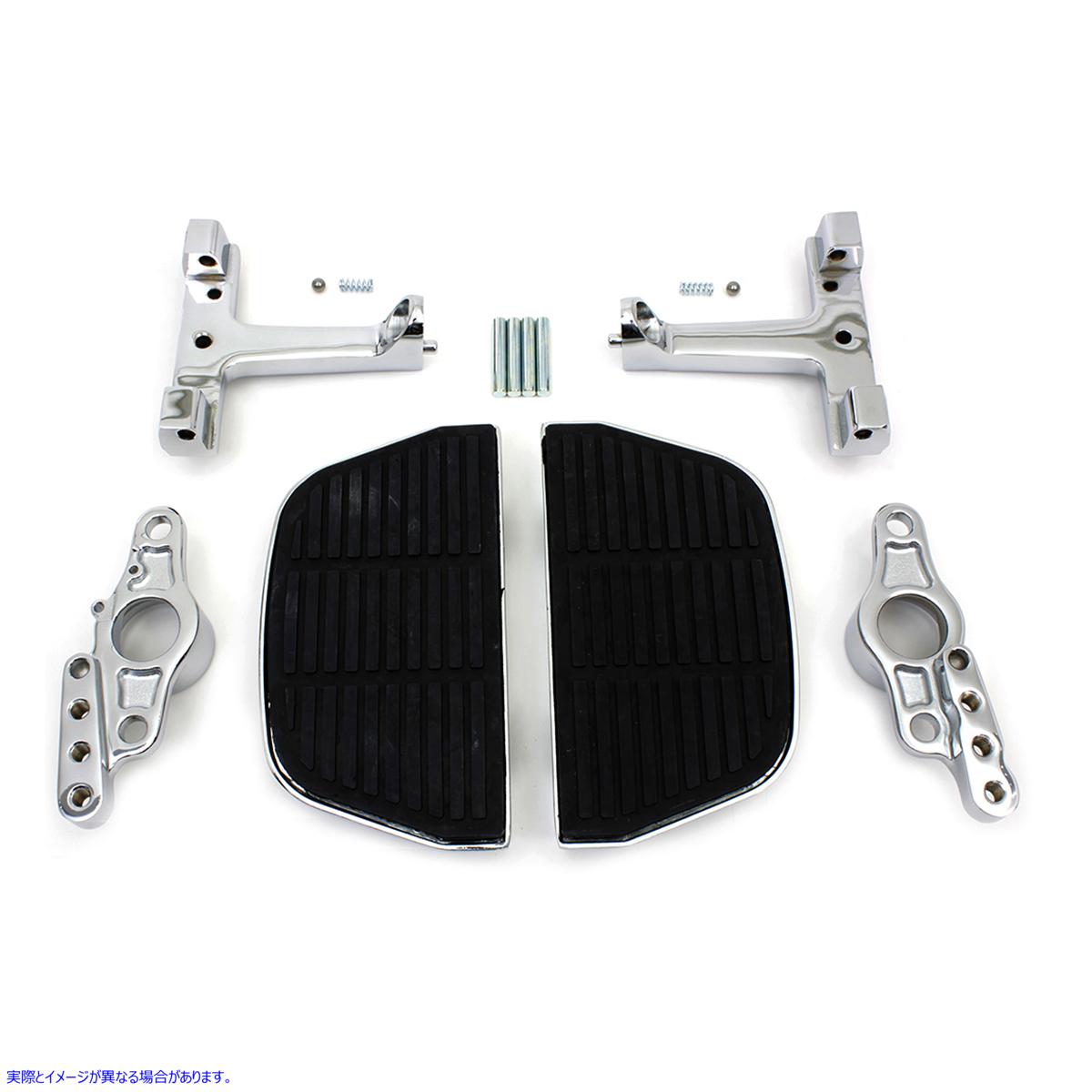 51-0998 スイングアームマウントキット付きパッセンジャーフットボードセット Passenger Footboard Set with Swingarm Mount Kit