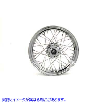 52-0218 16 インチ x 3.50 インチのリア スポーク ホイール 16 inch x 3.50 inch Rear Spoke Wheel 取寄せ Vツイン (検索用／409