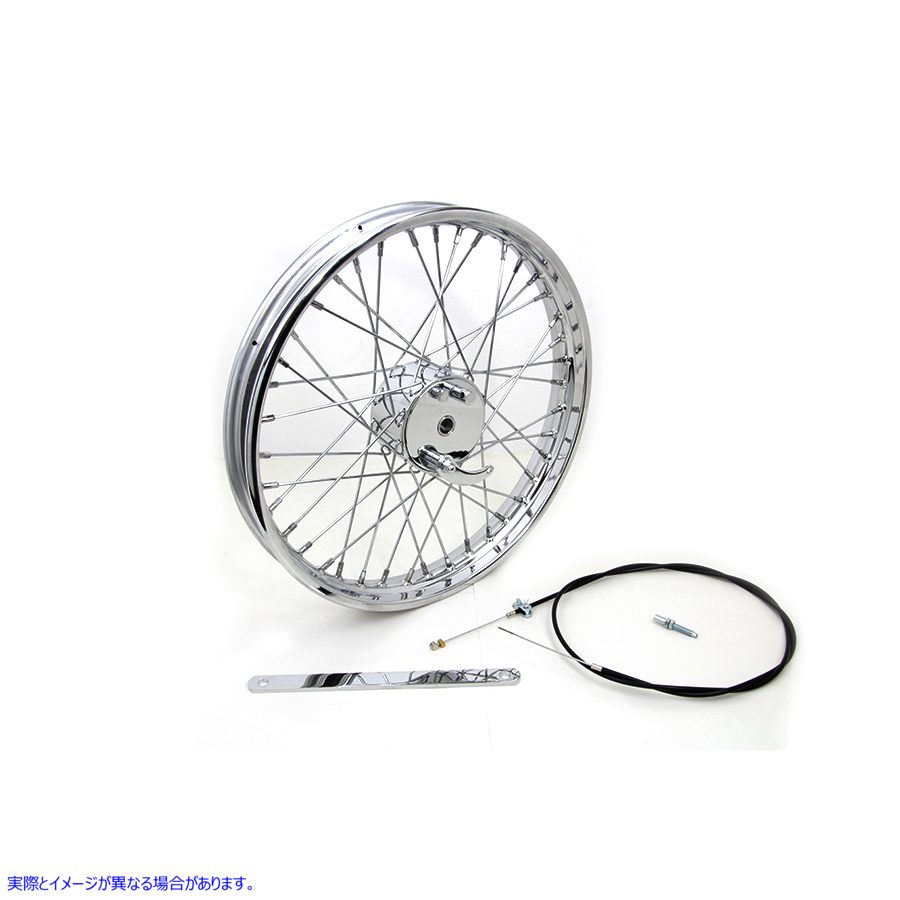 52-0384 19 インチ x 1.85 インチ ミニ ブレーキ ホイール 19 inch x 1.85 inch Mini Brake Wheel 取寄せ Vツイン (検索用／