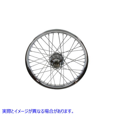 52-0555 21インチx 2.15インチフロントスポークホイール 21 inch x 2.15 inch Front Spoke Wheel 取寄せ Vツイン (検索用／44608-08 V-Twin