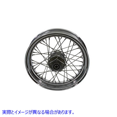 52-0809 16 インチ x 3.00 インチのリア スポーク ホイール 取寄せ Vツイン 16 inch x 3.00 inch Rear Spoke Wheel (検索用／