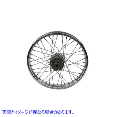 52-0821 19 インチ x 1.85 インチ レプリカ フロント スポーク ホイール 取寄せ Vツイン 19 inch x 1.85 inch Replica Front Spo