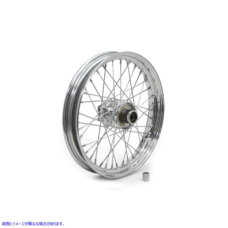 52-0829 19 インチ x 2.50 インチ レプリカ フロント スポーク ホイール 19 inch x 2.50 inch Replica Front Spoke Wheel 取寄せ