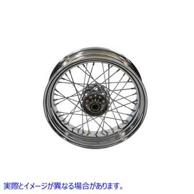 52-0831 リア 16 インチ x 4.00 インチ レプリカ スポーク ホイール 取寄せ Vツイン Rear 16 inch x 4.00 inch Replica Spoke Wh