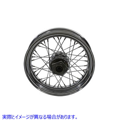 52-0848 16 インチ x 3.00 インチのレプリカ フロント スポーク ホイール 16 inch x 3.00 inch Replica Front Spoke Wheel 取寄