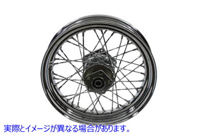 52-0858 16 インチ x 3.00 インチのリア スポーク ホイール 16 inch x 3.00 inch Rear Spoke Wheel 取寄せ Vツイン (検索用／