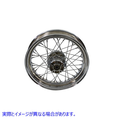 52-1076 16 インチ x 3.00 インチのリア スポーク ホイール 16 inch x 3.00 inch Rear Spoke Wheel 取寄せ Vツイン (検索用／