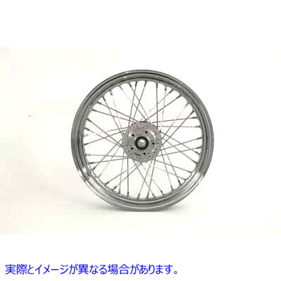 52-2000 19 インチ x 2.5 インチ レプリカ フロント スポーク ホイール 19 inch x 2.5 inch Replica Front Spoke Wheel 取寄せ V