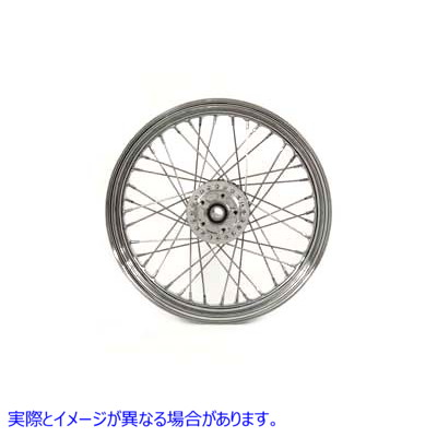 52-2001 19 インチ x 2.5 インチ レプリカ フロント スポーク ホイール 19 inch x 2.5 inch Replica Front Spoke Wheel 取寄せ V