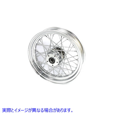 52-2008 16 インチ x 3.00 インチの前輪アセンブリ 16 inch x 3.00 inch Front Wheel Assembly 取寄せ Vツイン (検索用／40960-0