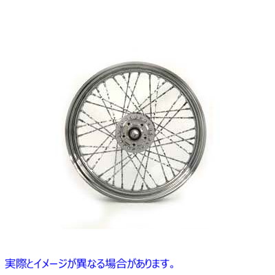 52-2015 19インチx 2.50インチのフロントスポークホイール 19 inch x 2.50 inch Front Spoke Wheel 取寄せ Vツイン (検索用／ V-Twin